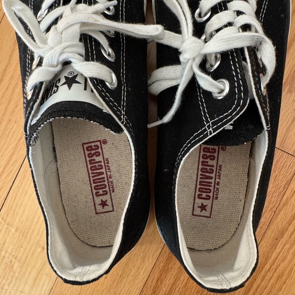 Black all star converse Japan shoes - Picture 8 of 9